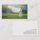 Elegant Simple Photo Photographir Fotografie Visitekaartje (Voorkant / Achterkant)