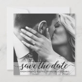 Elegant Simple Photo Save the Date Wedding (Voorkant)