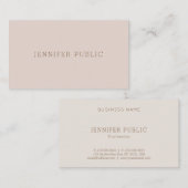 Elegant Simple Professional Modern Luxury Sjabloon Visitekaartje (Voorkant / Achterkant)