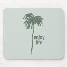 Elegant Simple Sage Palm Tree Geniet van leven