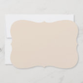 Elegant Simple Script Formal Chic Classy Wedding Kaart (Achterkant)