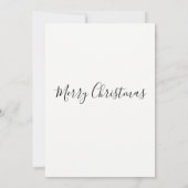 Elegant Simple Script-kerstparty nodigt u uit Kaart (Achterkant)