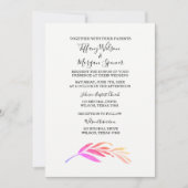 Elegant Simple Script Same-sex bruiloft nodig Kaart (Voorkant)