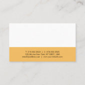 Elegant Simple Sjabloon Professional Modern Visitekaartje (Achterkant)