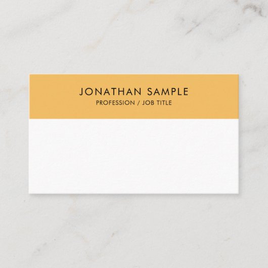 Elegant Simple Sjabloon Professional Modern Visitekaartje (Voorkant)