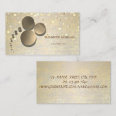 Elegant Simple, Stippen, Conffeti Visitekaartje (Voorkant / Achterkant)