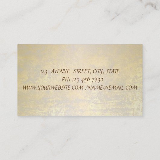 Elegant Simple, Stippen, Conffeti Visitekaartje (Achterkant)