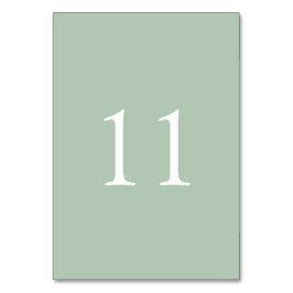 Elegant Simple Waterverf Wedding | Tabelnummer Kaart