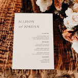 Elegant Simple Wedding Dinner Party Menus Menu<br><div class="desc">Elegant 5x7-inch Wedding Table Menu Cards Flat Menu Elegant Calligraphy Eat and Drink Wedding Menus | Eenvoudige kalligrafie Rustic Wedding Menus Wedding Menus,  Rustic Wedding Menu,  Floral Wedidng Menu,  Wedding Table Menu</div>