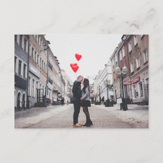 Elegant Simple Wedding Online RSVP Foto Informatiekaartje (Achterkant)