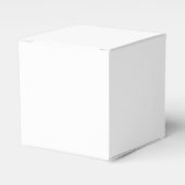 Elegant Simple White Favor Box - Minimalist Bedankdoosjes (Voorkant Zijde)