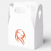 Elegant Sinaasappel Abstracte gunst Boxen gunst Bo Bedankdoosjes (Geopend)