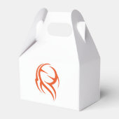 Elegant Sinaasappel Abstracte gunst Boxen gunst Bo Bedankdoosjes (Voorkant Zijde)