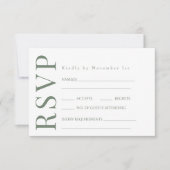 Elegant Sinaasappel Bloemen Krans Trouwen RSVP kaa (Voorkant)