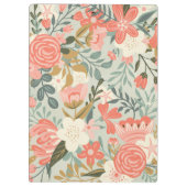 Elegant Sinaasappel Blush Black Green Ambrosia Flo Klembord (Achterkant)