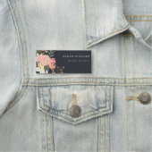 Elegant Sinaasappel Blush Black Green Ambrosia Flo Naamplaatje (In situ)