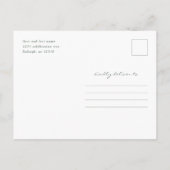 Elegant Sinaasappel Kleine Pompoen Herfst Baby sho Briefkaart (Achterkant)