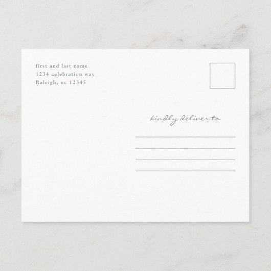 Elegant Sinaasappel Kleine Pompoen Herfst Baby sho Briefkaart (Achterkant)