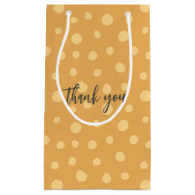 Elegant Sinaasappel Polka Dots Bruiloft Favor Gift