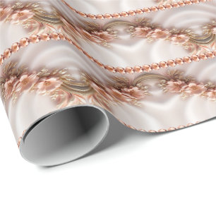 Elegant Sinaasappels perzik bloemeninpakpapier Cadeaupapier