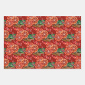 Elegant Sinaasappels Slices Cinnamon Sticks Inpakpapier Vel (Voorkant)