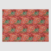 Elegant Sinaasappels Slices Cinnamon Sticks Tissuepapier (Voorkant)