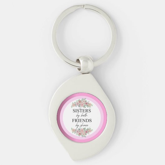 Elegant Sisters Metal Sleutelhanger (Voorkant)