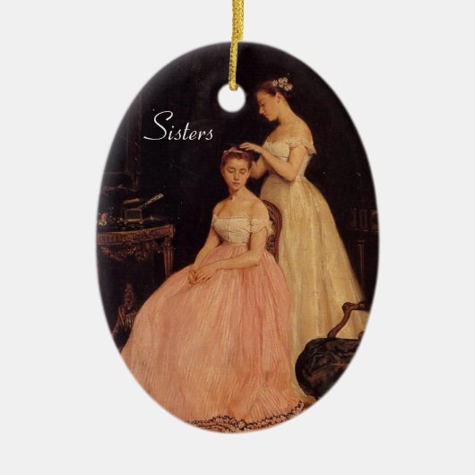 Elegant  Sisters Ornament (Voorkant)