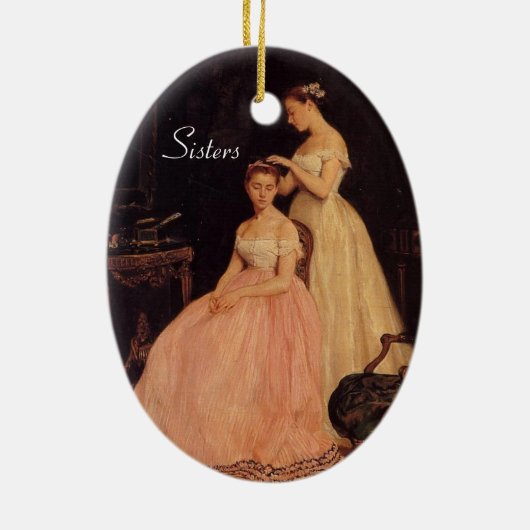 Elegant  Sisters Ornament (Achterkant)