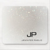 Elegant Sjabloon Glamoureus Monogram Muismat (Voorkant)