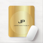 Elegant Sjabloon met aangepaste goudcontrole Muismat (Met muis)