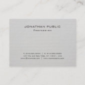 Elegant Sjabloon Modern minimalistisch Professiona Visitekaartje (Achterkant)