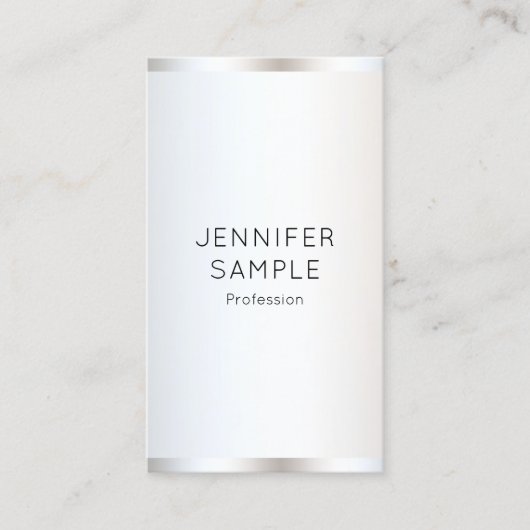 Elegant Sjabloon Moderne Verticale Professionals Visitekaartje (Voorkant)