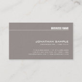 Elegant Sjabloon Premium-dik luxe modern Visitekaartje (Achterkant)
