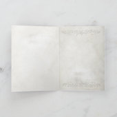 Elegant  skelet & kraaien Halloween kaart (Binnen)