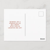 Elegant Skeleton Halloween Waterverf Briefkaart (Achterkant)