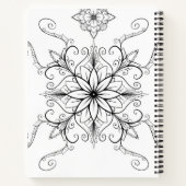 Elegant, sketchbook, dagboek, grote gave notitieboek (Achterkant)