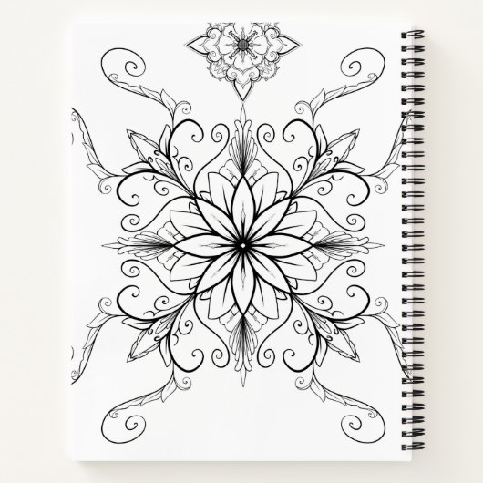 Elegant, sketchbook, dagboek, grote gave notitieboek (Achterkant)