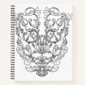 Elegant, sketchbook, dagboek, grote gave notitieboek (Voorkant)