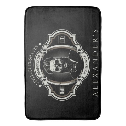 Elegant Skull Personalize Badmat (Voorkant Verticaal)