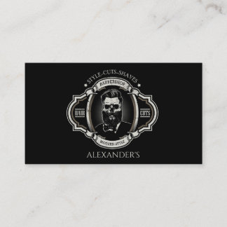Elegant Skull Personalize Visitekaartje