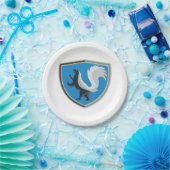 Elegant Skunk Emblem Wildlife Geïnspireerd Crest Papieren Bordje (Feest)