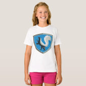 Elegant Skunk Emblem Wildlife Geïnspireerd Crest T-shirt (Voorkant volledig)