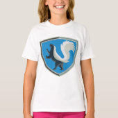 Elegant Skunk Emblem Wildlife Geïnspireerd Crest T-shirt (Voorkant)