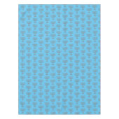 Elegant Sky Blue | Chanukah Hanukkiyah | MENORAH Tafelkleed (Voorkant)