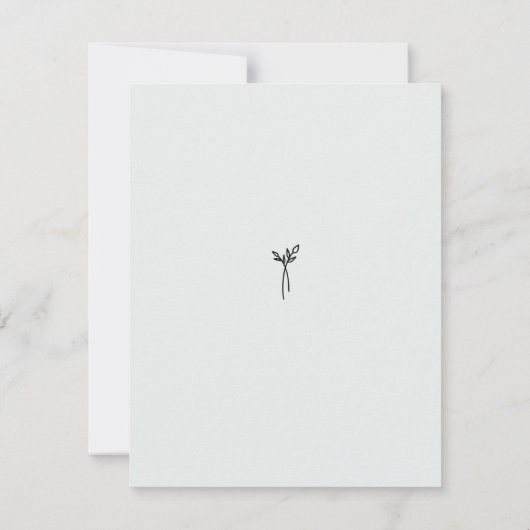 Elegant Sla de datum aankondiging Sjabloon op (Achterkant)