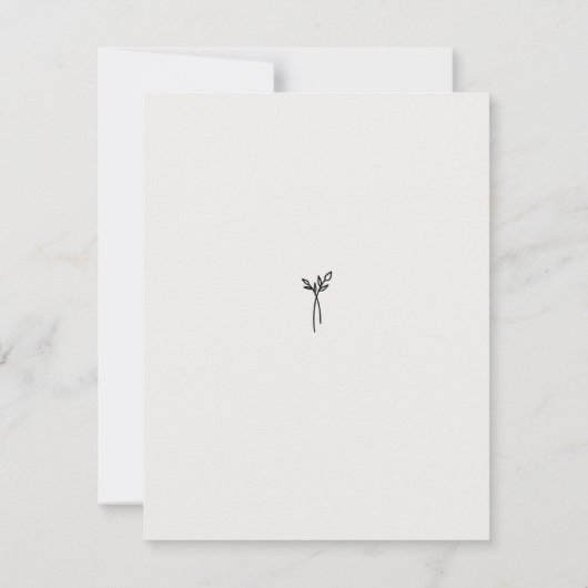 Elegant Sla de datum aankondiging Sjabloon op (Achterkant)