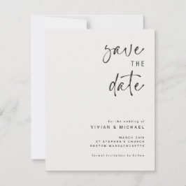 Elegant Sla de datum aankondiging Sjabloon op