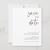 Elegant Sla de datum aankondiging Sjabloon op (Voorkant)