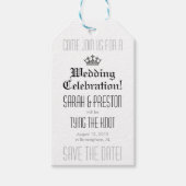 Elegant Sla de datum cadeau Labels Cadeaulabel (Voorkant)